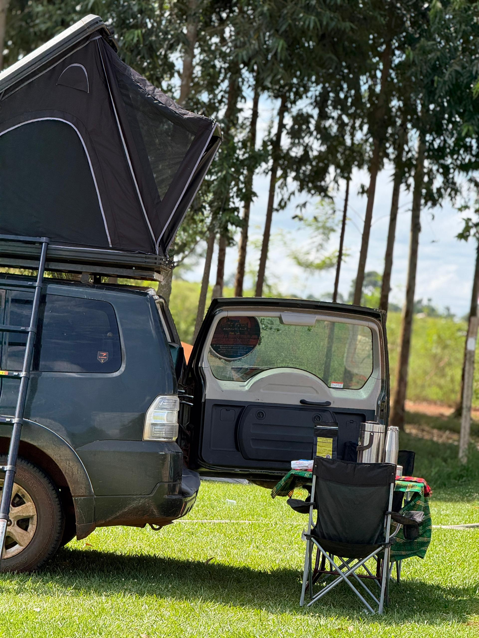 a 4x4 rental in Uganda with camping gear