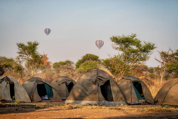 Public campsite in the Masai Mara